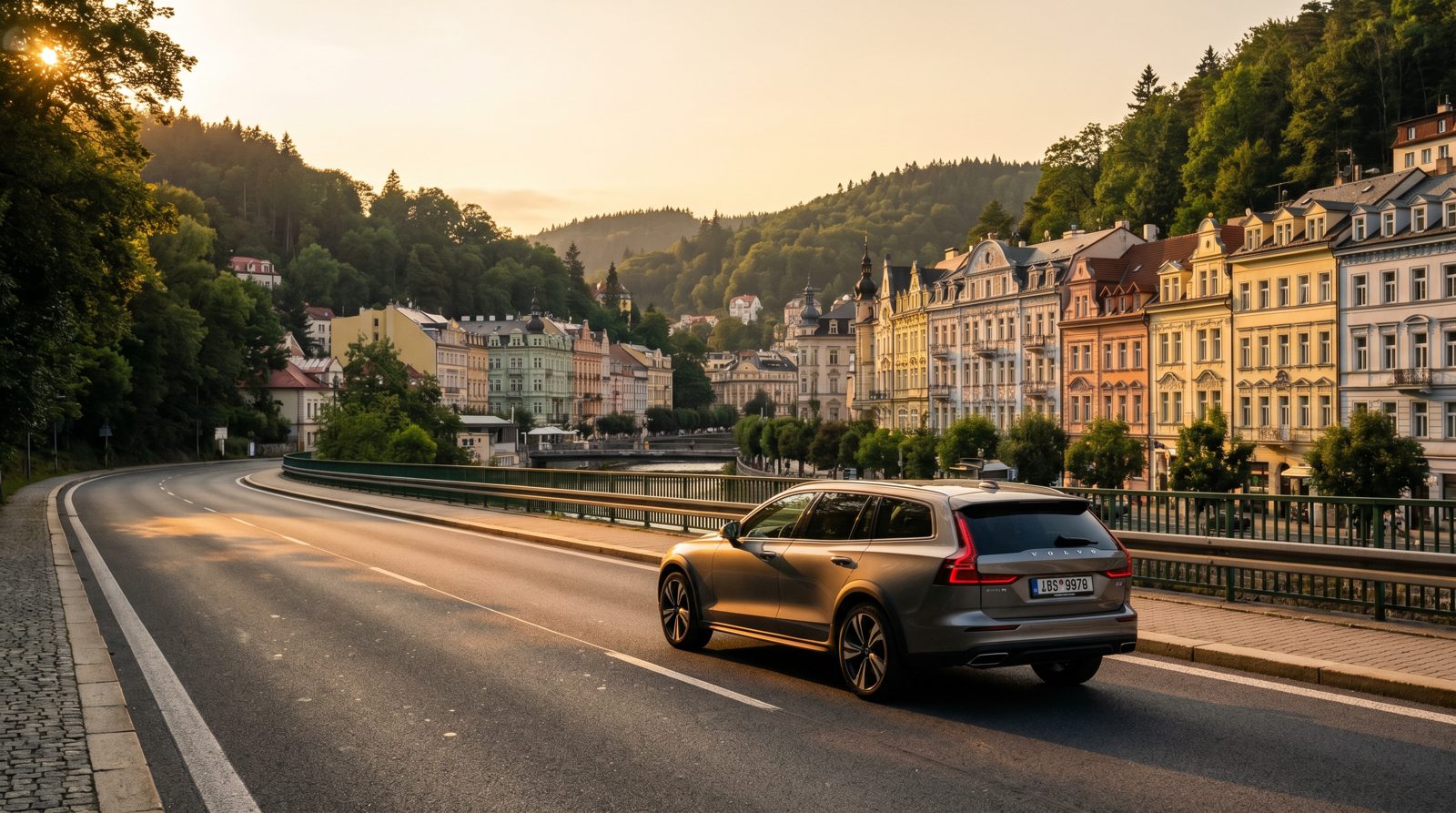 Silnice u Karlovych Varu